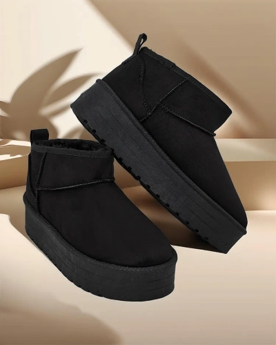 Royalfashion Short women's snow boots Komano