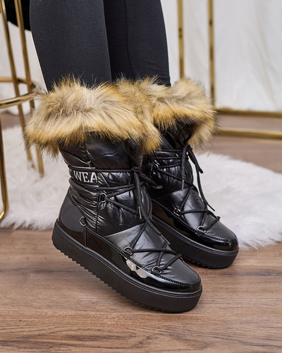 Royalfashion Mustad liibuvad a'la lumesaapad naistele Gomllo