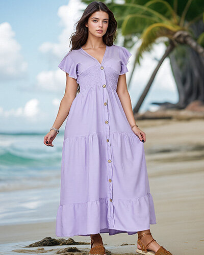 Royalfashion Naiste põlvini ulatuv kleit