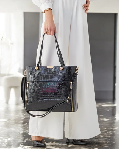 Royalfashion Гладкая женская сумка с тиснением