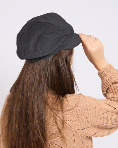 Royalfashion Women's beret with bow