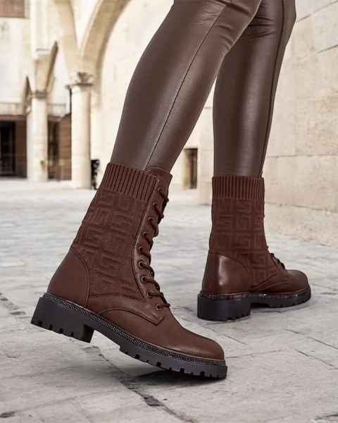Royalfashion Kvinnene lace-up boots Gordell