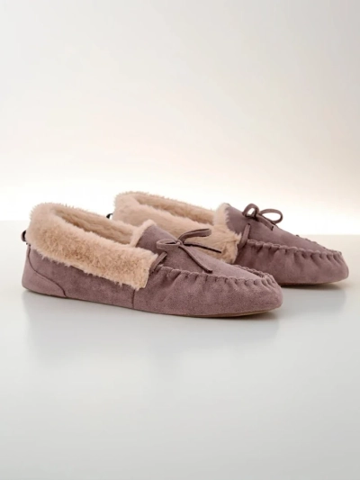 Royalfashion Women's moccasins with fur Ahtikes