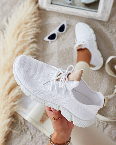 Valge ja beež naiste spordijalatsid Baym - Jalatsid