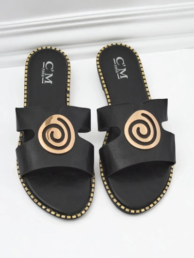 Royalfashion Женские шлёпанцы на плоской подошве Glam Bliss