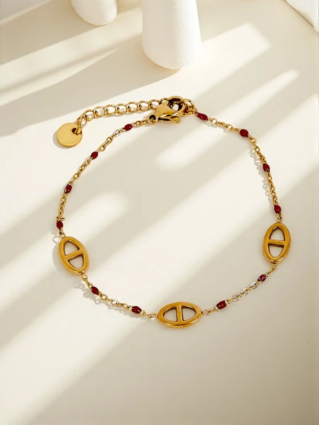 Callisto Aurea Gold-Plated Beaded Bracelet