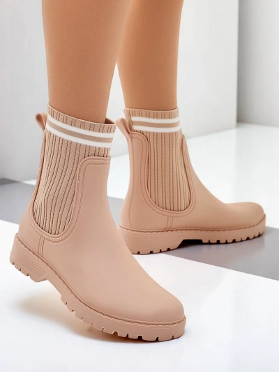 Royalfashion Naiste vihmabootsid kõrgema kangaslisandiga Scarlesa