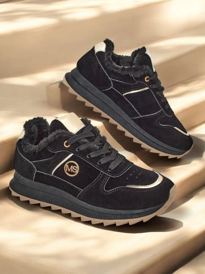 Royalfashion Insulated women's sneakers with fur Boris