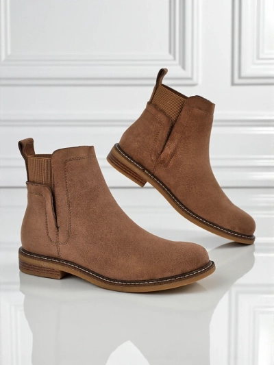 Women's Chelsea-style ankle boots made of eco-suede Veysi