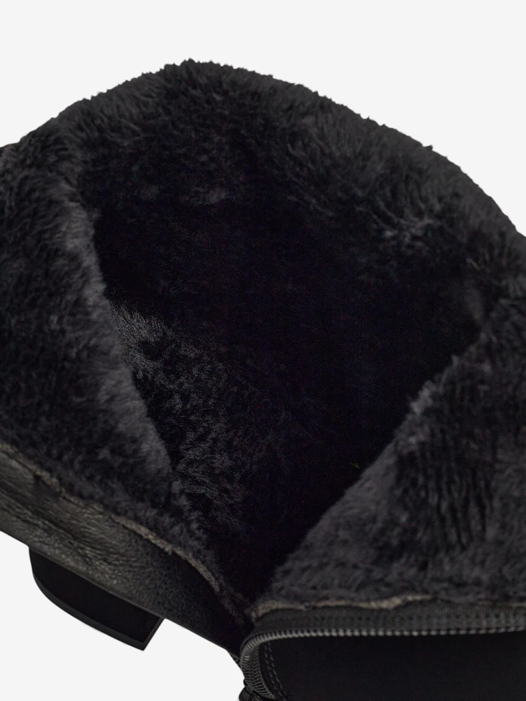 Women's Faux Leather Heeled Ankle Boots with Lace Kastrelle