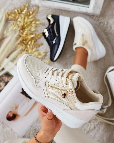 Royalfashion Women's sporty sneakers on a Nentas catskin