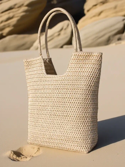 Royalfashion Large straw handbag for women summer