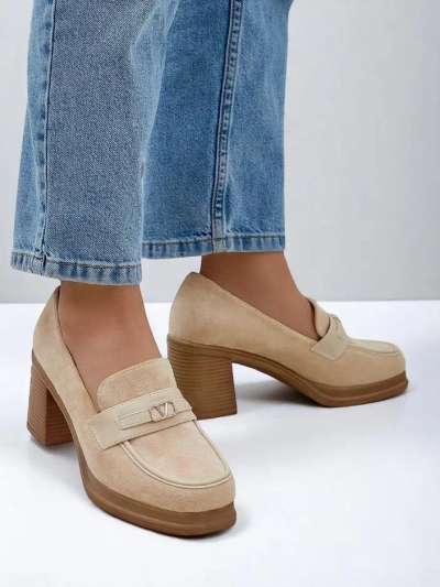 Royalfashion naiste plokktallaga loafers Evelay