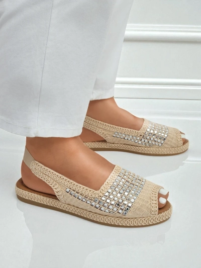 Naiste espadrill-sandaalid säravate kivikestega Belle Sparkle