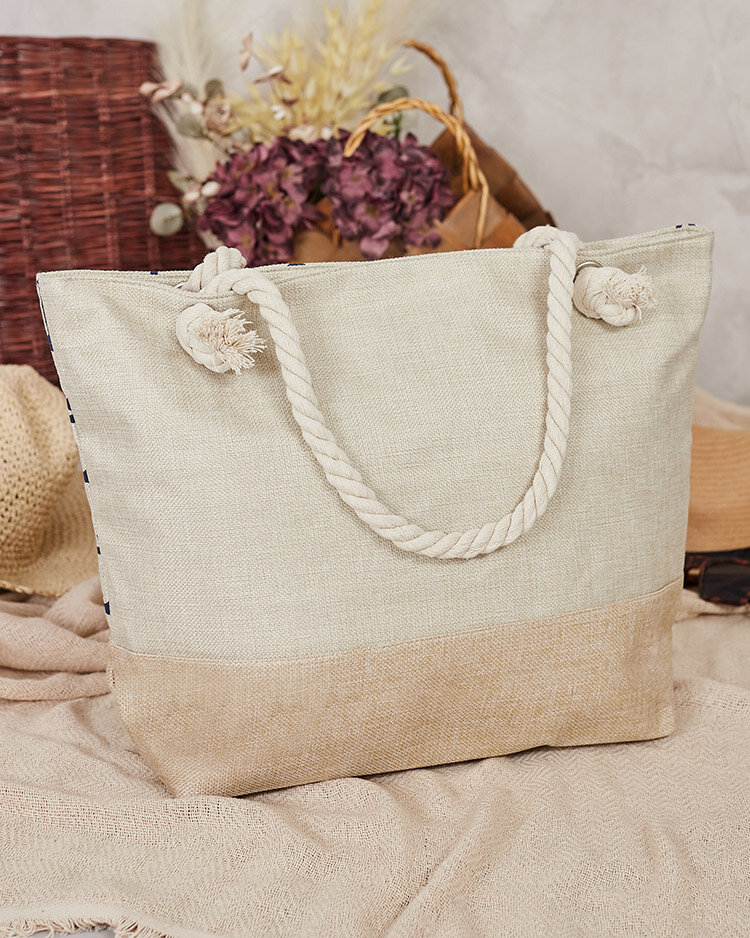 Royalfashion Fabric bag in holiday pattern for shoulder
