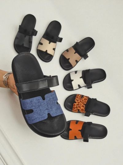 Royalfashion Women's slippers made of eco leather FlexiComfi