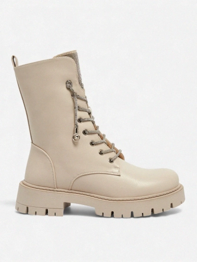 Женские ботинки Farly из экокожи на шнуровке