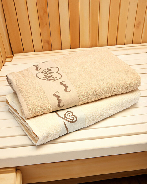 Royalfashion Set of 2 cotton towels