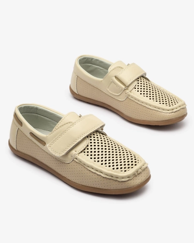 Laste mokassinad beežis Nexxc- Footwear