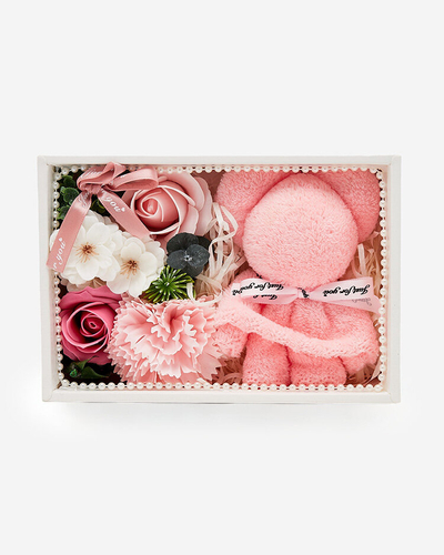 Royalfashion Flowerbox Цветы в коробке с мишкой