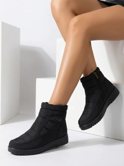 Naiste Poolsaapad Athena Mustad Kangast Sügiseks ja Talveks