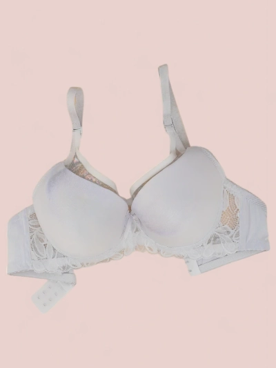 Royalfashion Women's padded bra with mesh