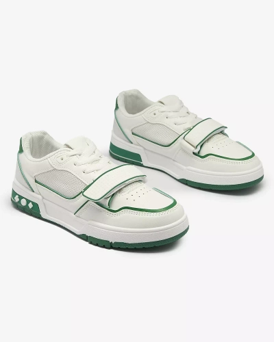 Женские спортивные кроссовки бело-зеленого цвета Xirrat- Footwear