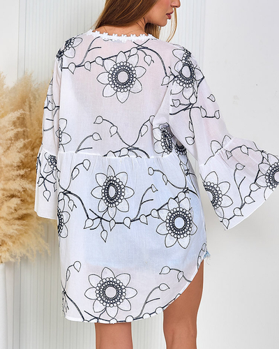 Royalfashion Naiste ülisuur tikandiga särk