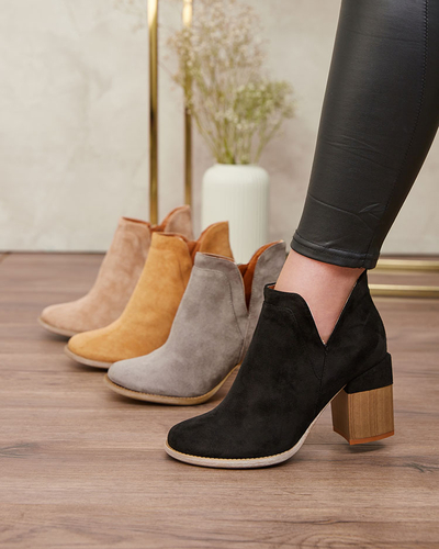 Royalfashion Mustad naiste Ricteas stiletto saapad