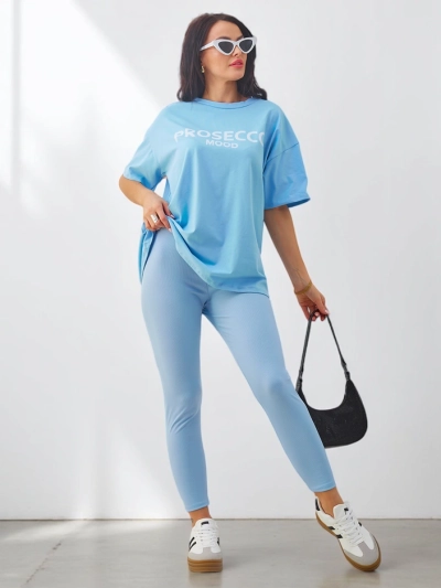 Royalfashion Cotton naiste komplekt lühikeste varrukatega ja retuusidega