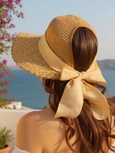 Royalfashion Women's straw hat Mira Flare
