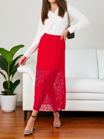 Royalfashion Wetina midite garb with lace