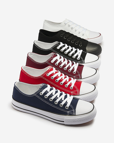 Темно-синие женские классические кроссовки на шнуровке Ogisa - Обувь