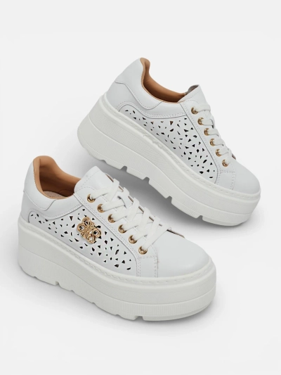 Atelle Women's Openwork Sports Sneakers Made of Natural Leather