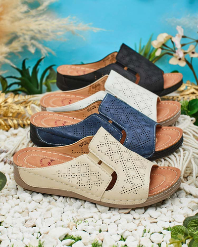 Royalfashion Naiste Mino lamedatallalised flip-flops
