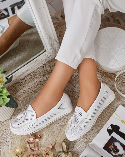 Royalfashion Женские ажурные мокасины Molaffa