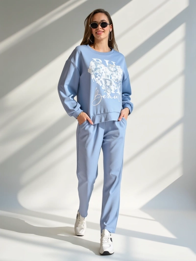 Royalfashion Naiste viskoosist komplekt trükiga