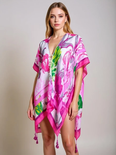 Hera Fiore Pareo Dress by Royalfashion – Multicolored, Universal