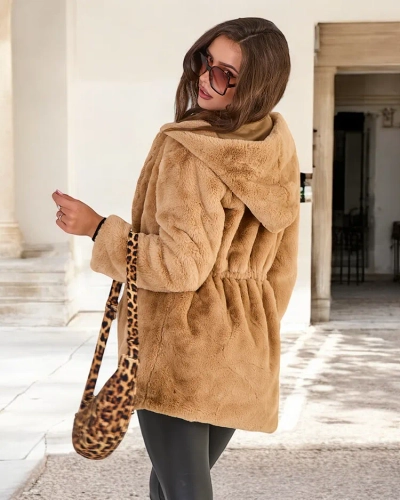 Royalfashion Naiste karusnaha imitatsiooni jakk