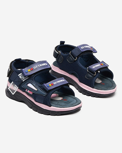 Tüdrukute tumesinised sandaalid Umaf- Shoes