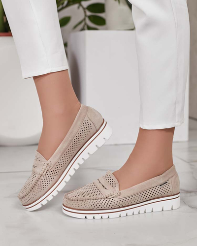 Royalfashion Openwork women's moccasins Leteller