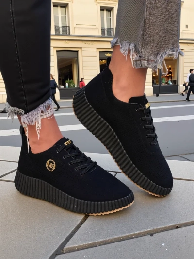 Royalfashion Women's perforated sport sneakers Tobin