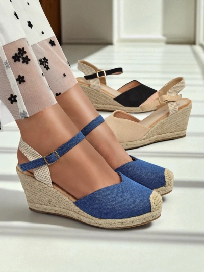 Royalfashion Женские босоножки на танкетке Solara Эспадрильи