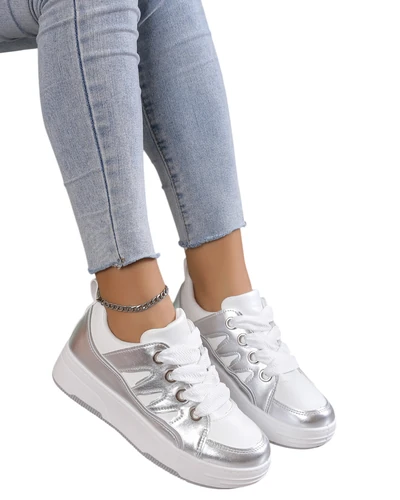 Royalfashion Women's sneakers with a thicker sole Assaqi