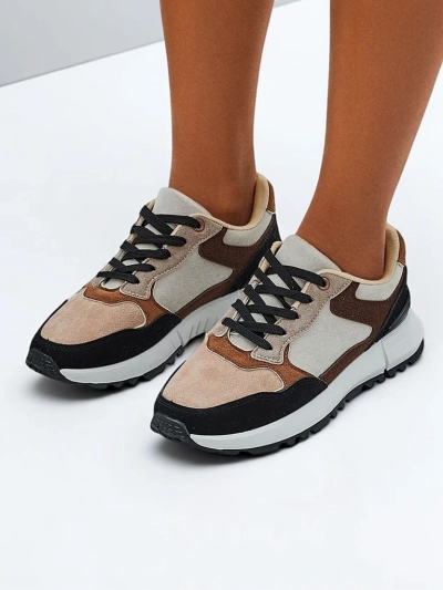 Женские спортивные кроссовки Royalfashion из эко-замши Abo