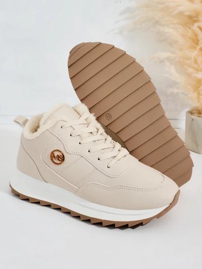 Royalfashion Утепленные женские кроссовки с мехом Casot