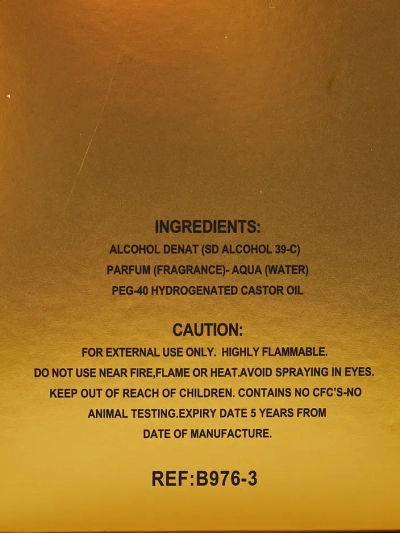 Parfüüm meestele Muster