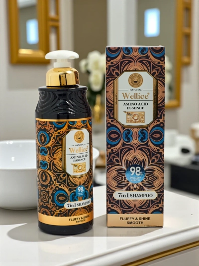 Wellice Aurelia Amino Acid Essence 7in1 Shampoo 500ml Fluffy Shine Smooth