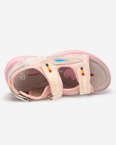 Tüdrukute roosad sandaalid Umaf- Shoes
