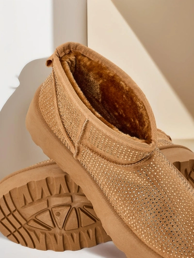 Royalfashion Beige niđa'ne snow boots a'la UGGs Corob